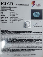 10.84/CT Natural Aquamarine with Govt Lab Certificate-1665